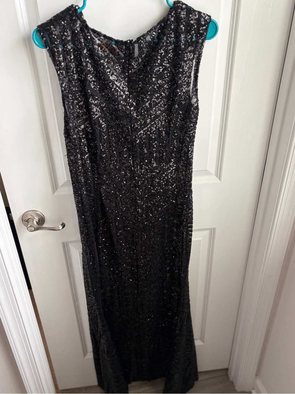 Boohoo Black Sequin Dress